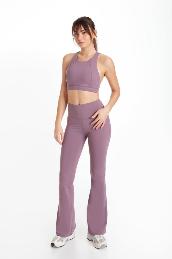 BIRDIESCULPT - YOGA PANTS FOR LIFE LİLA İSPANYOL PAÇA YOGA VE SPOR TAYTI - Spor ve Yoga Pantolonları - BIRDIEJAY